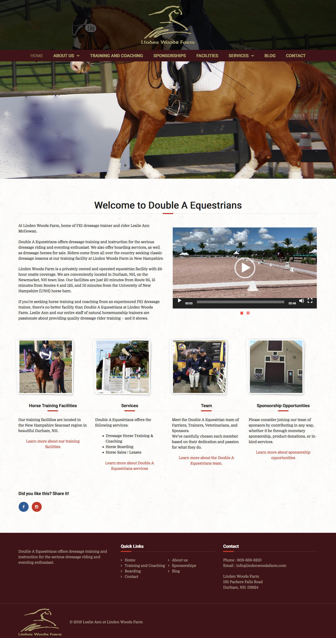 Equestrians Web Development